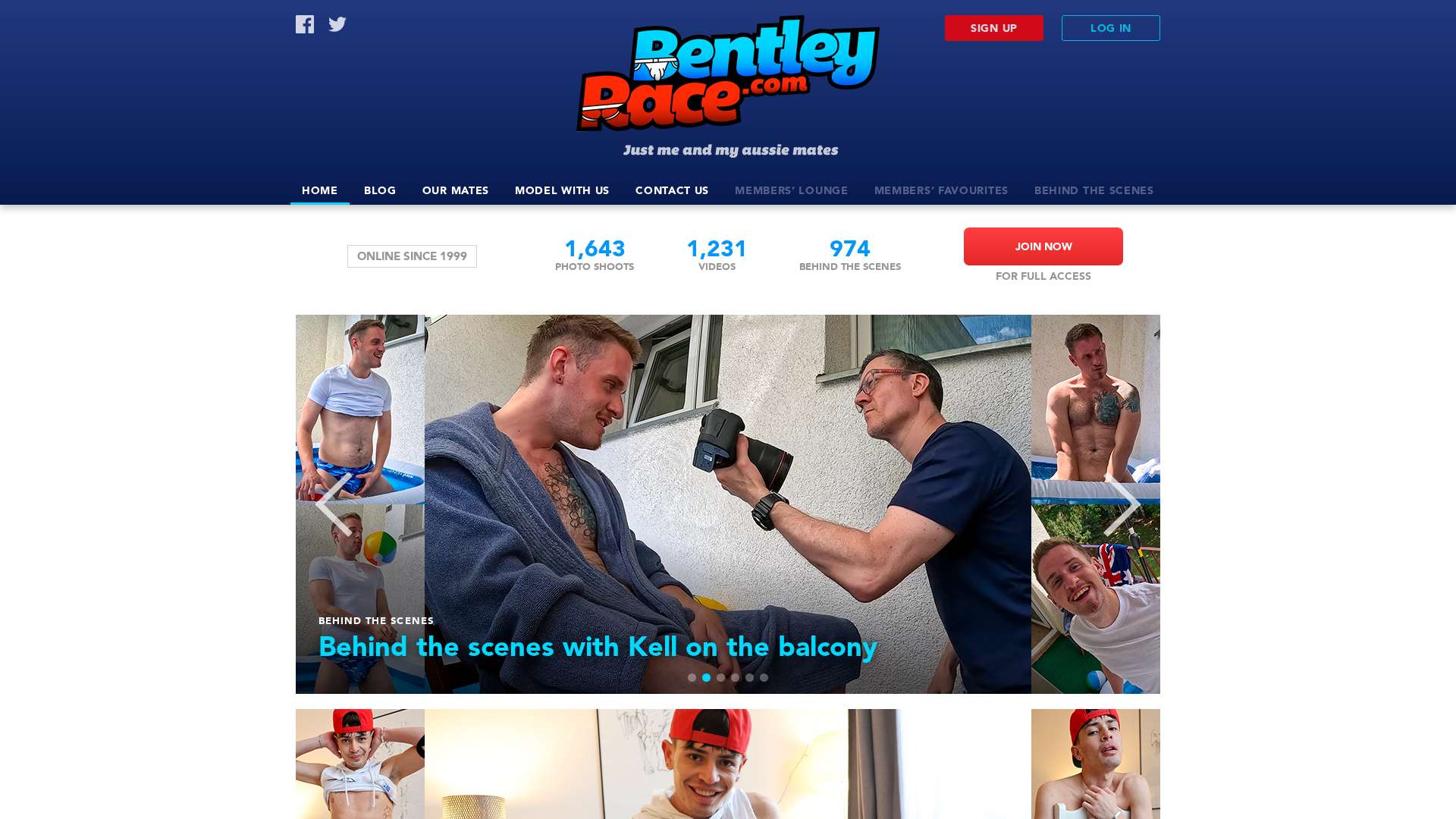 Bentley Race - Desktop View