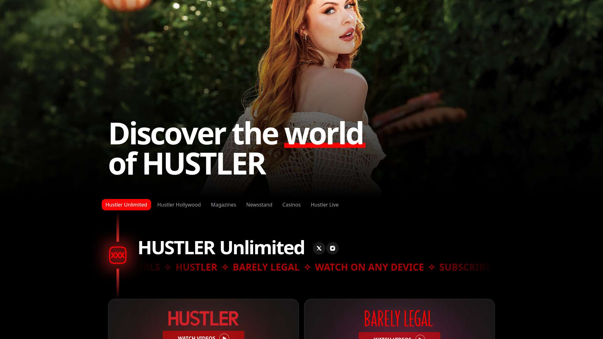 Hustler - Desktop View
