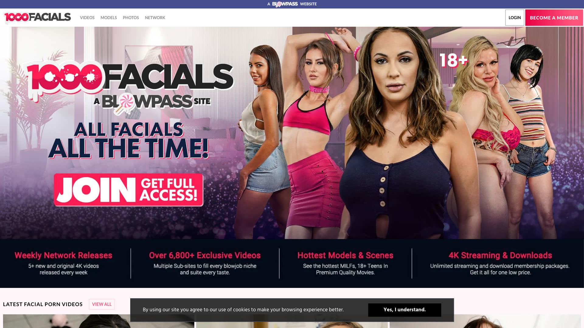 1000facials - Desktop Screenshot