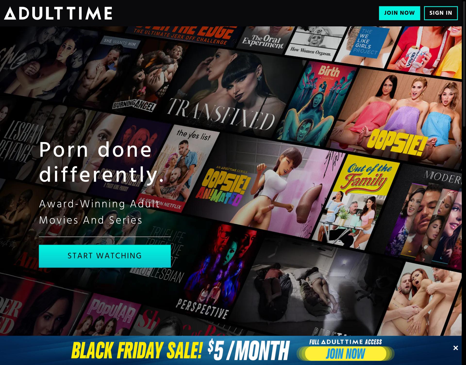 AdultTime XXX - Desktop Screenshot