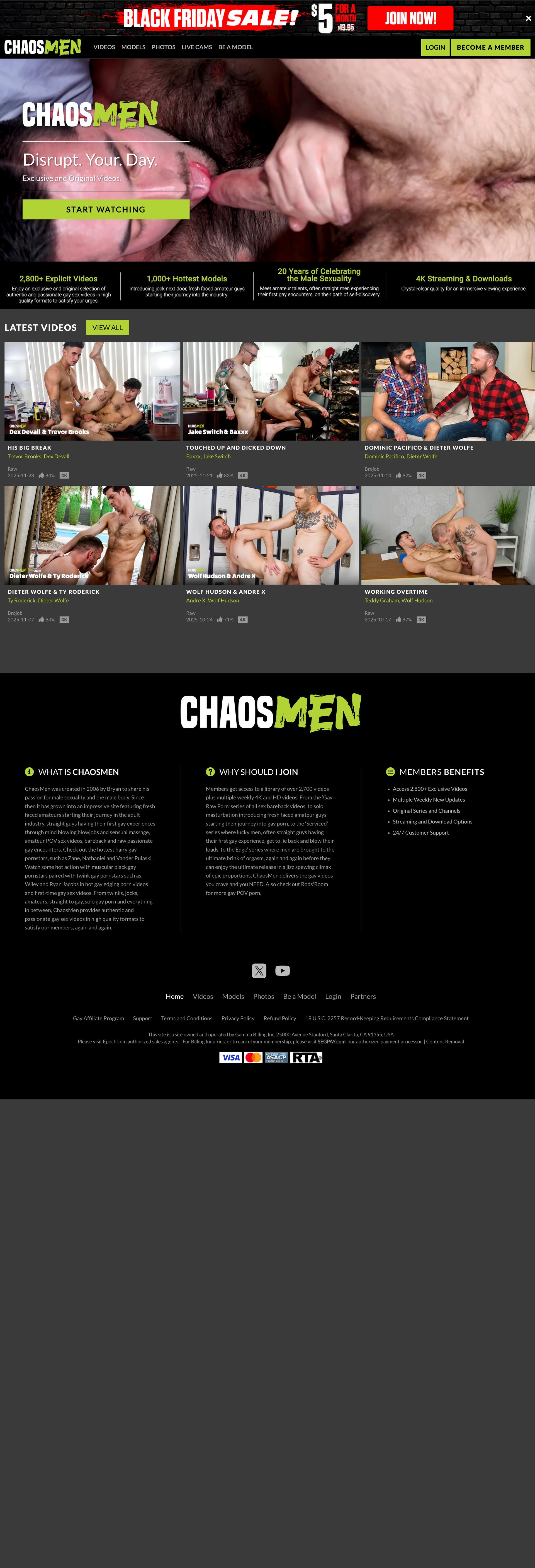 Chaos Men - Desktop Screenshot