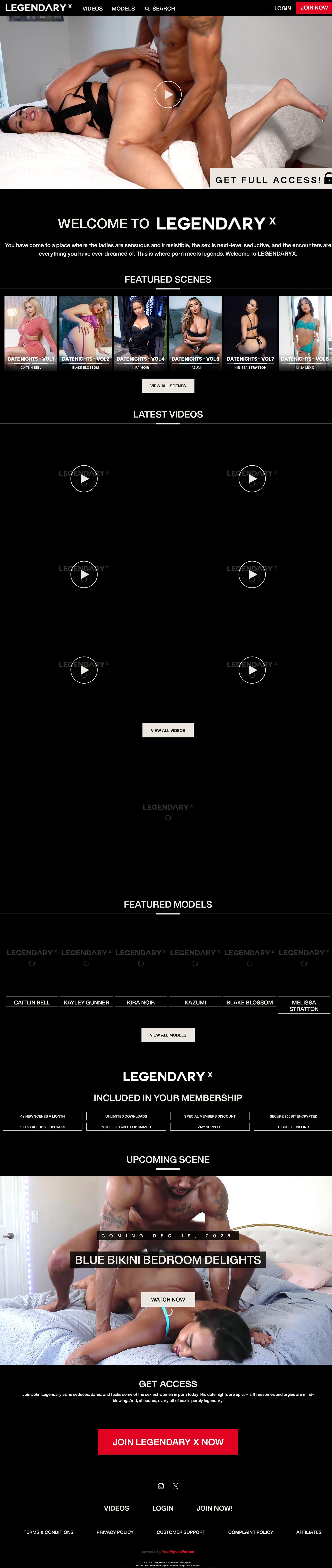 Legendary X - Desktop Screenshot