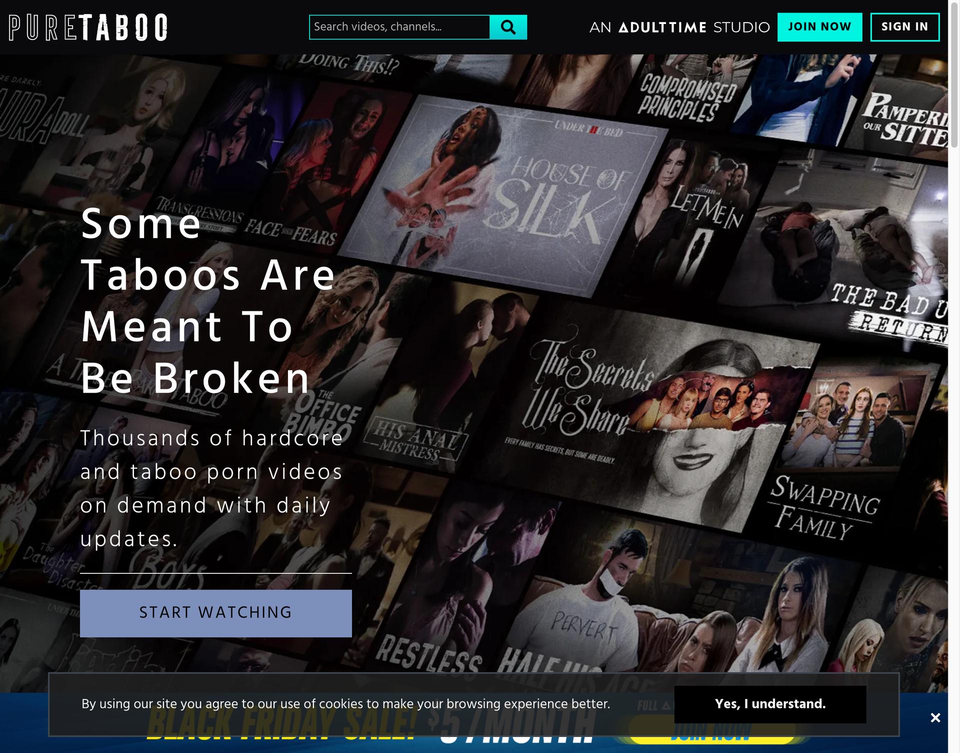 Pure Taboo - Desktop Screenshot