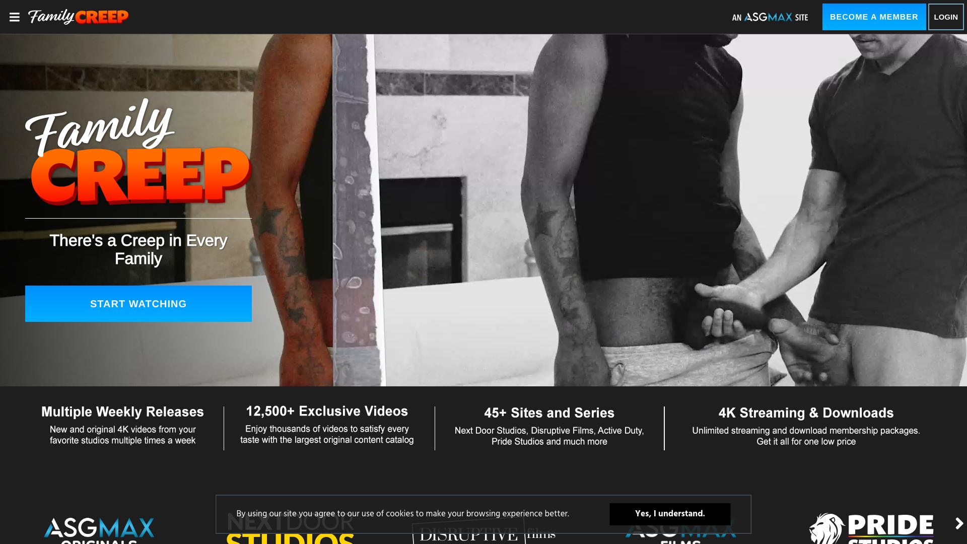 Family Creep - Desktop View