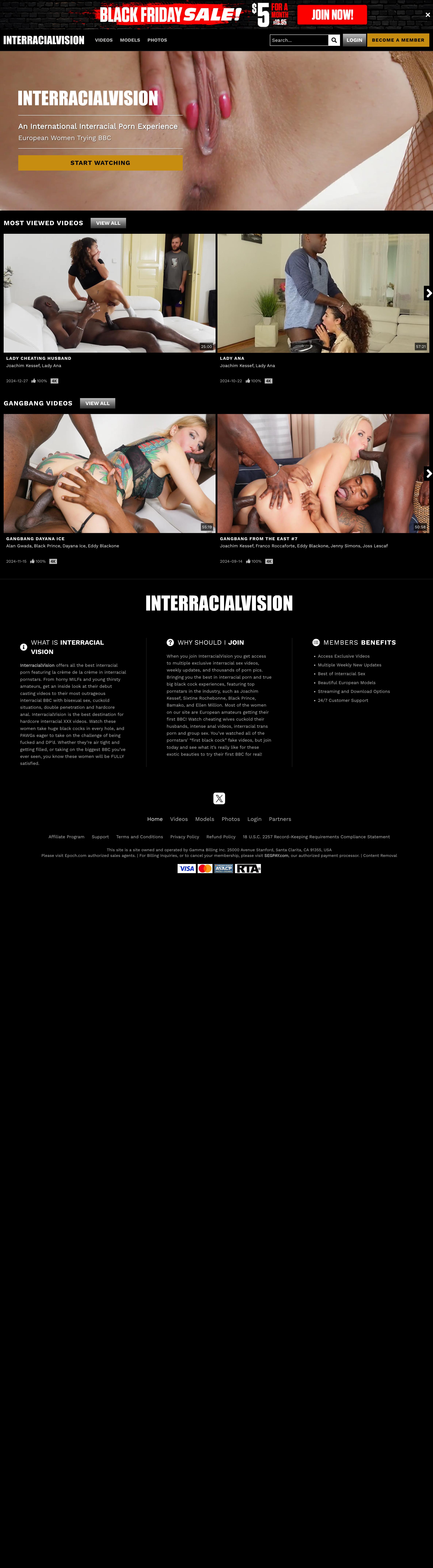 Interracial Vision - Desktop View