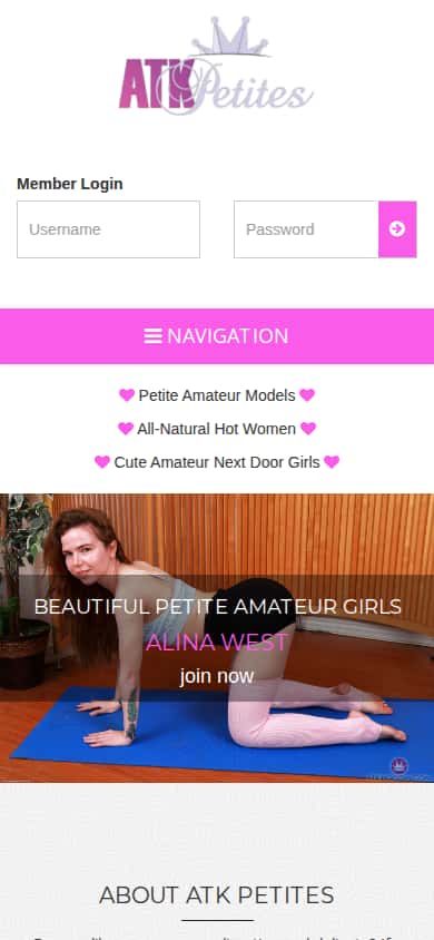 ATK Petites - Mobile Screenshot