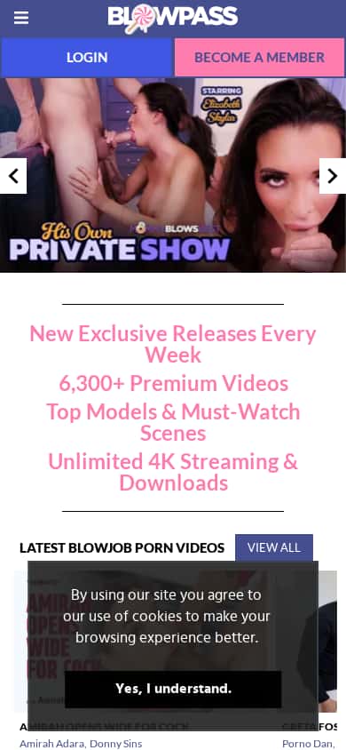 Blowpass - Mobile Screenshot