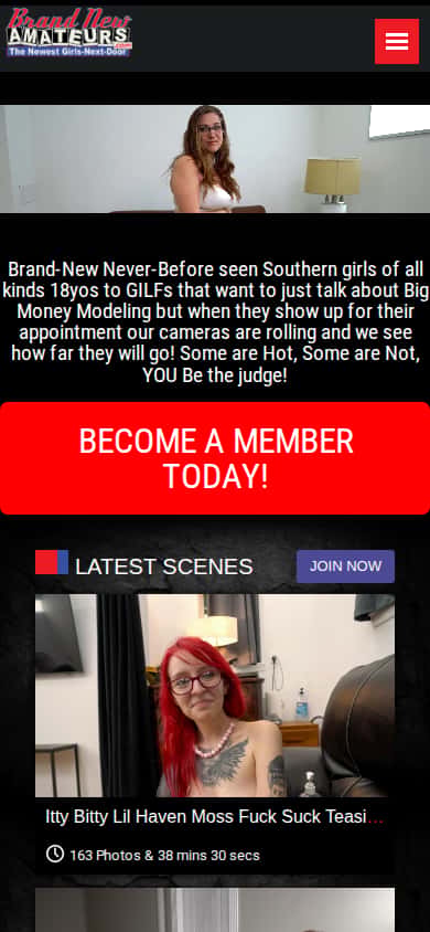 Brand New Amateurs - Mobile Screenshot