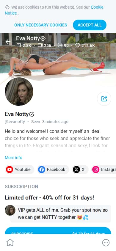 Eva Notty - Mobile Screenshot