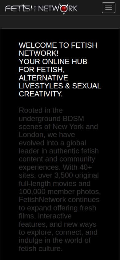 Fetish Network - Mobile Screenshot