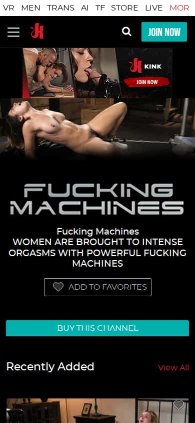 Fucking Machines - Mobile Screenshot