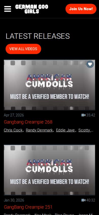 German Goo Girls - Mobile Screenshot