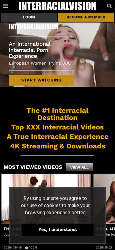 Interracial Vision - Mobile Screenshot