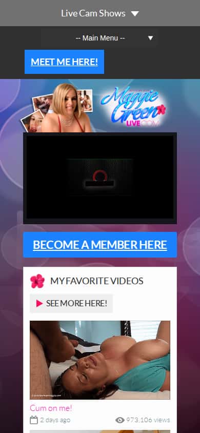 Maggie Green - Mobile Screenshot