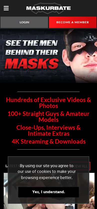 Maskurbate - Mobile Screenshot