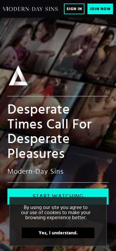 Modern Day Sins - Mobile Screenshot
