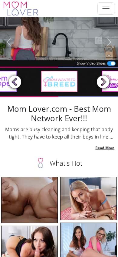 Mom Lover - Mobile Screenshot