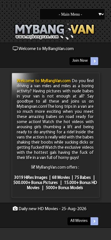 My Bang Van - Mobile Screenshot