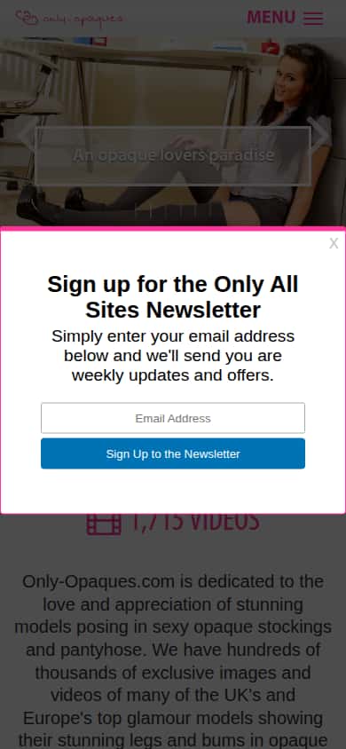 Only Opaques - Mobile Screenshot