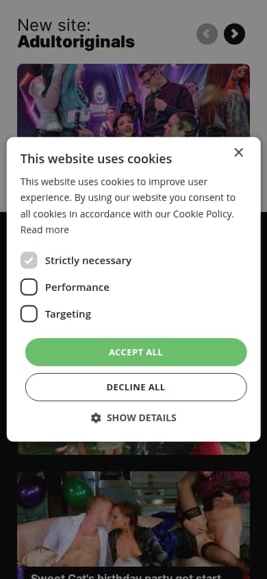 Pornstars at Home - Mobile Screenshot
