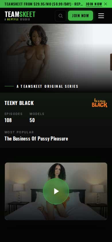 Teeny Black - Mobile Screenshot