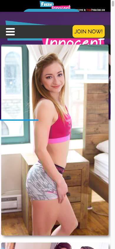 Fresh And Innocent - Mobile Screenshot