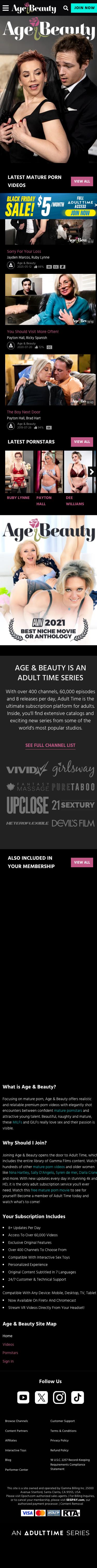 Age and Beauty - Mobile Screenshot