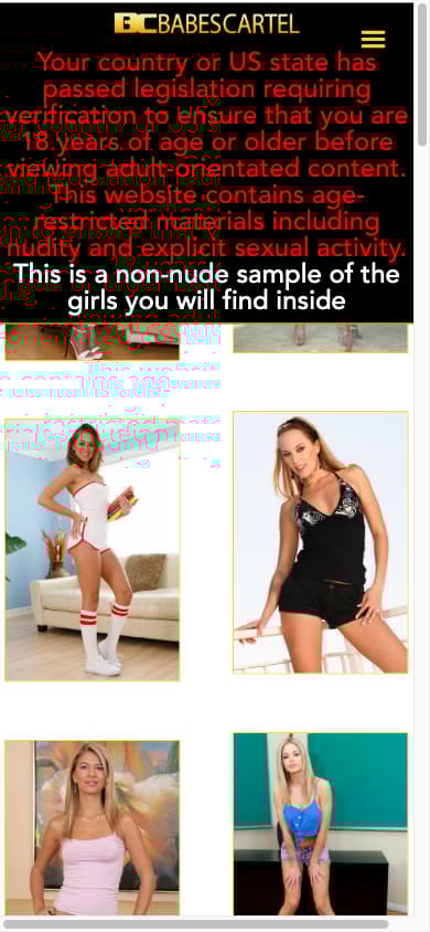 Babes Cartel - Mobile Screenshot