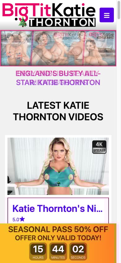 Big Tit Katie Thornton - Mobile Screenshot