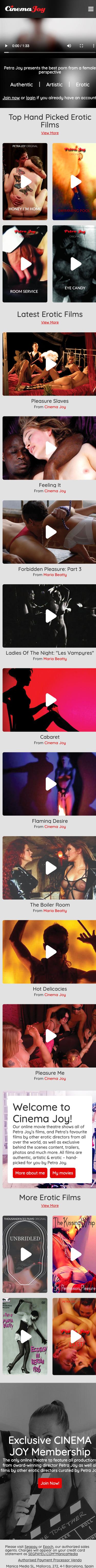 Cinema Joy - Mobile Screenshot