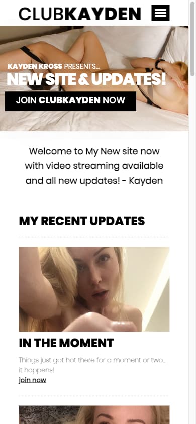 Club Kayden - Mobile Screenshot