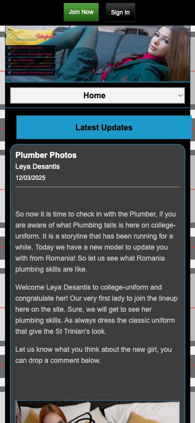 College-Uniform - Mobile Screenshot
