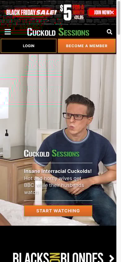 Cuckold Sessions - Mobile Screenshot