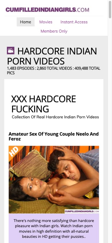 Cum Filled Indian Girls - Mobile Screenshot