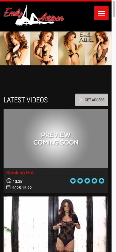 Emily Addison - Mobile Screenshot