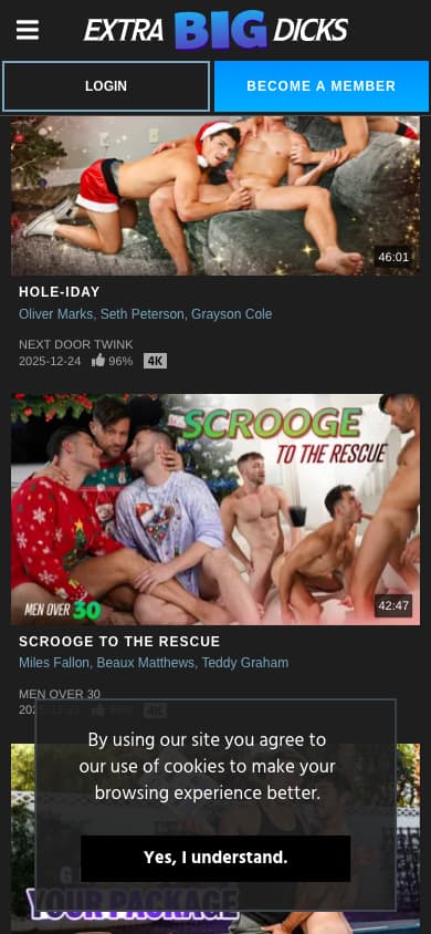 Extra Big Dicks - Mobile Screenshot