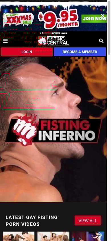 Fisting Central - Mobile Screenshot