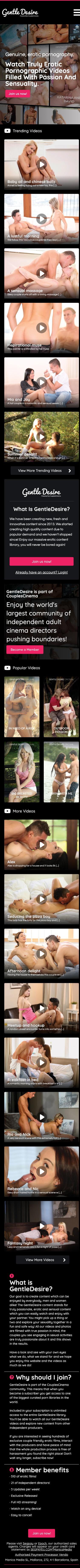 Gentle Desire - Mobile Screenshot