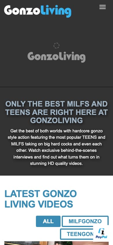 Gonzo Living - Mobile Screenshot