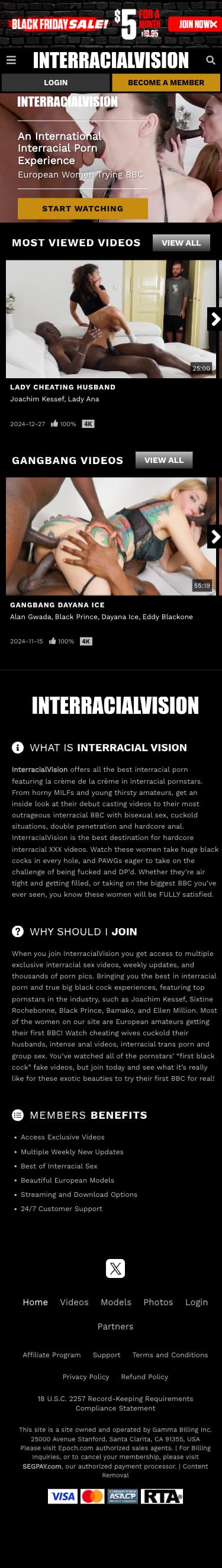 Interracial Vision - Mobile Screenshot