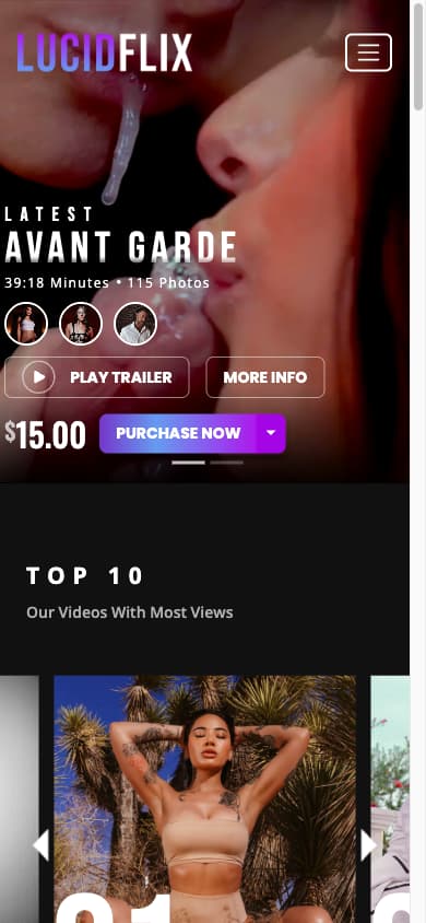 Lucid Flix - Mobile Screenshot