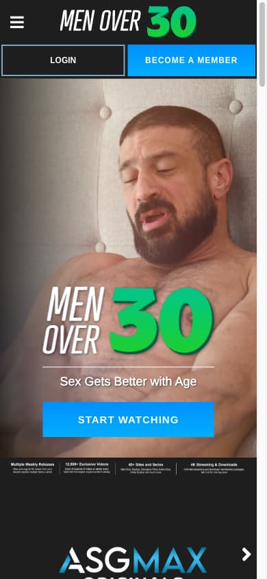 Men Over 30 - Mobile Screenshot