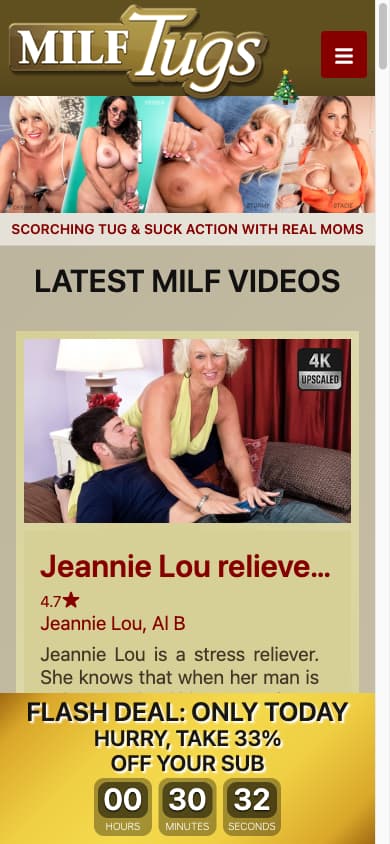 Milf Tugs - Mobile Screenshot