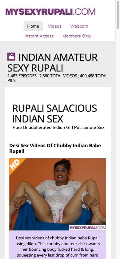 My Sexy Rupali - Mobile Screenshot