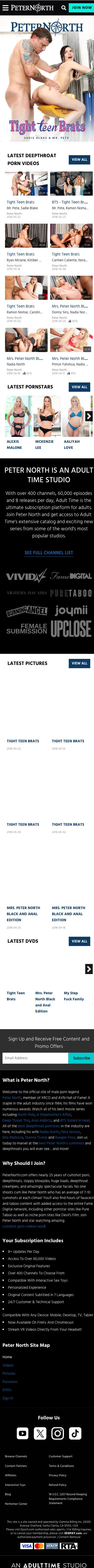 Peter North - Mobile Screenshot