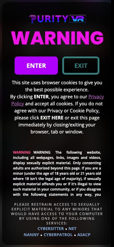 Purity VR - Mobile Screenshot