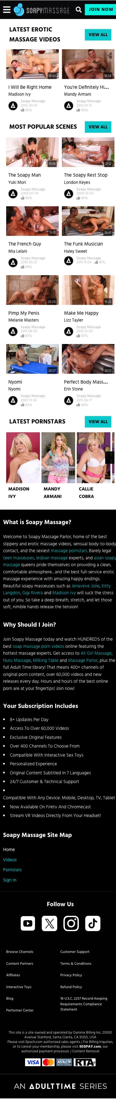 Soapy Massage - Mobile Screenshot