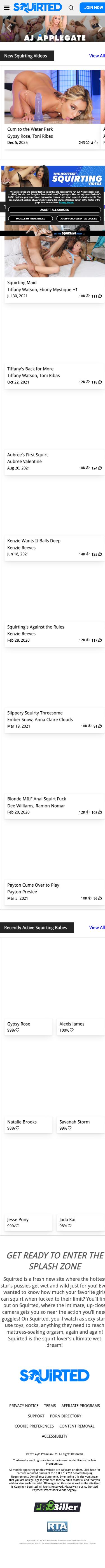 Squirted - Mobile Screenshot