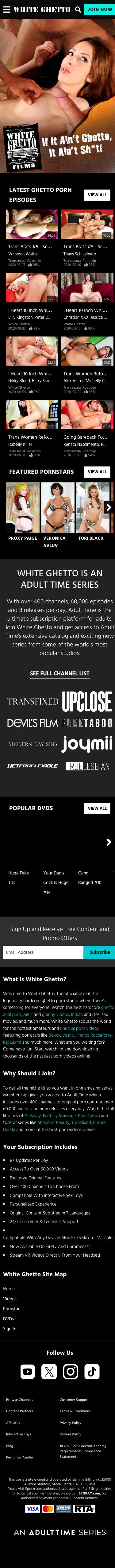 White Ghetto - Mobile Screenshot